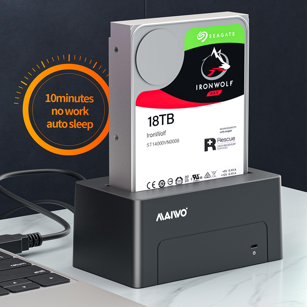 USB 3.0 to SATA docking station Adapter for 2.5 & 3.5 Inch HDD SSD SATA, Speed up to 5Gbps MAIWO K308NEW USB 3.0 to SATA docking station Adapter for 2.5 & 3.5 Inch HDD SSD SATA, Speed up to 5Gbps MAIWO K308NEW